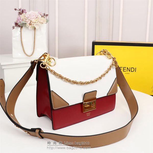 FENDI女包 升級版FENDI 2019最新早春走秀系列 KANI手袋 F0175 芬迪女斜挎包  fdz2027